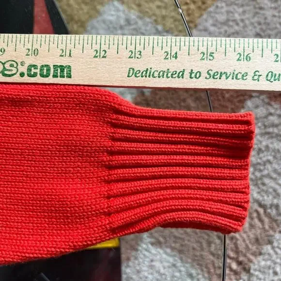 Vintage 90s Polo Ralph Lauren Cotton Knit SweaterOrangeSize M